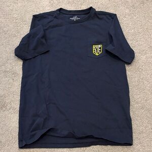 Vineyard Vines Navy Tee with Logo Patch